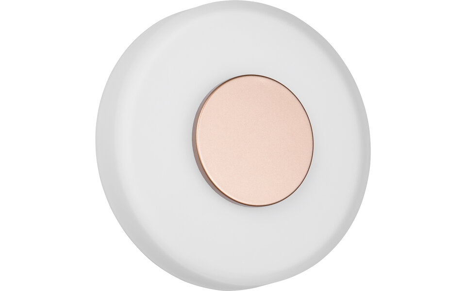 HLW LED LED Wandlamp 10W - Dimbaar, Warm Wit 3000K - Metalen Koffie Vloerlamp