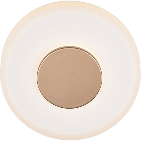 HLW LED LED Wandlamp 10W - Dimbaar, Warm Wit 3000K - Metalen Koffie Vloerlamp