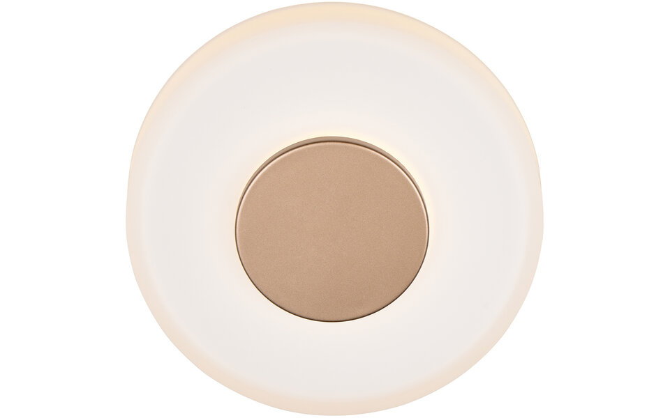 HLW LED LED Wandlamp 10W - Dimbaar, Warm Wit 3000K - Metalen Koffie Vloerlamp