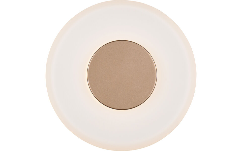 HLW LED LED Wandlamp 10W - Dimbaar, Warm Wit 3000K - Metalen Koffie Vloerlamp