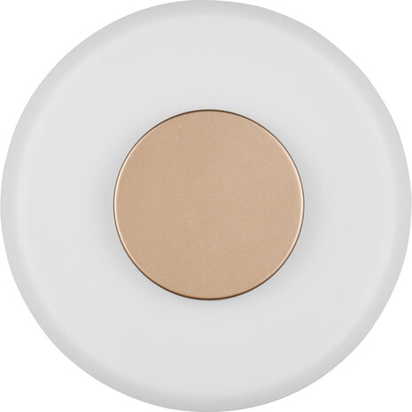 HLW LED LED Wandlamp 10W - Dimbaar, Warm Wit 3000K - Metalen Koffie Vloerlamp