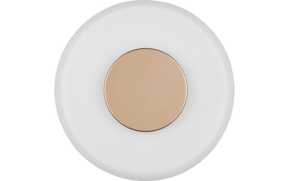 HLW LED LED Wandlamp 10W - Dimbaar, Warm Wit 3000K - Metalen Koffie Vloerlamp