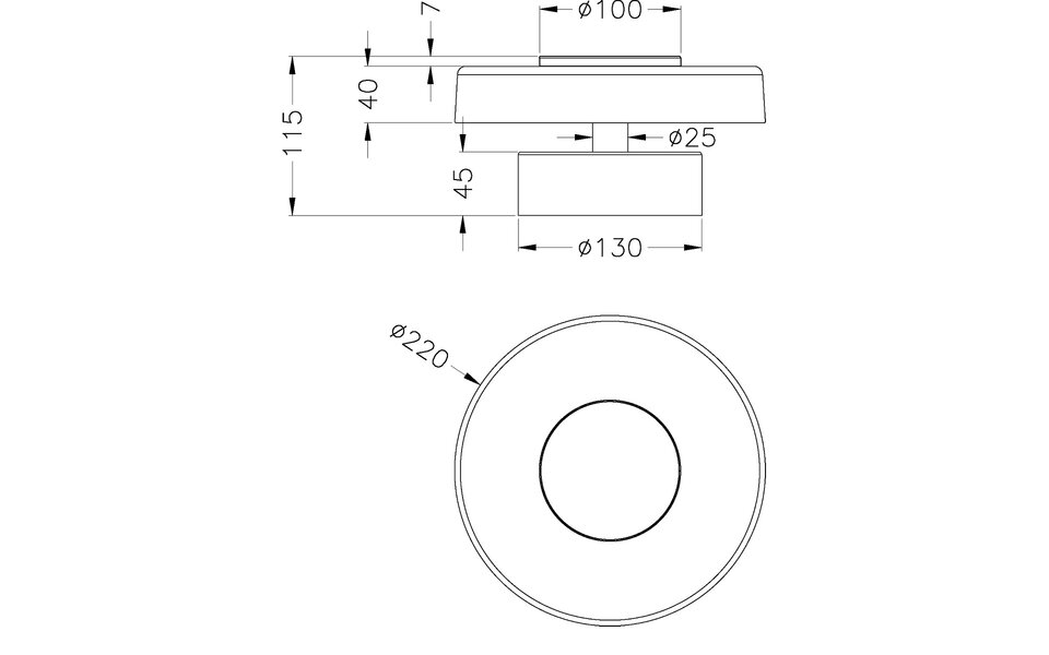 HLW LED LED Wandlamp 10W - Dimbaar, Warm Wit 3000K - Metalen Koffie Vloerlamp