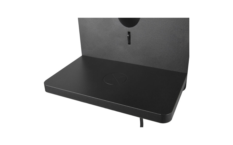 HLW LED LED Wandlamp Trion Rahat met inductief laadstation - Mat Zwarte metalen vloerlamp, IP20