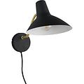 LED Wandlamp Zwart/Goud - Metalen Vloerlamp & LED Vloerlamp IP20 Trion Fellar