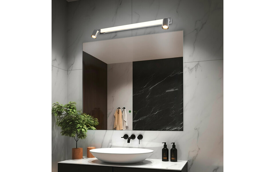 HLW LED Moderne LED Wandlamp Trion Rucola XL - 9W, Metalen Vloerlamp Stijl, GU10 Fitting & Aanpasbare Kleur