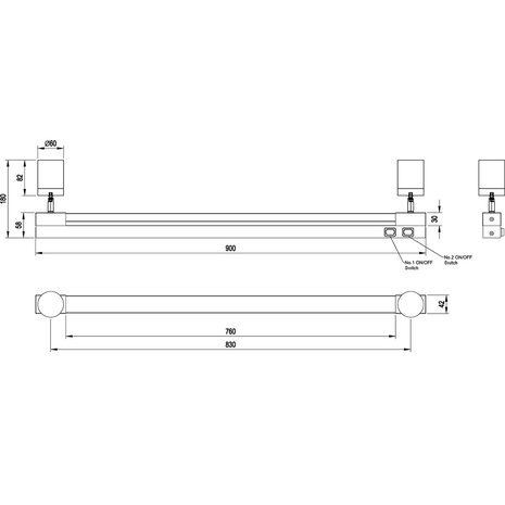 HLW LED Moderne LED Wandlamp Trion Rucola XL - 9W, Metalen Vloerlamp Stijl, GU10 Fitting & Aanpasbare Kleur HLW LED Moderne LED Wandlamp Trion Rucola XL - 9W, Metalen Vloerlamp Stijl, GU10 Fitting & Aanpasbare Kleur