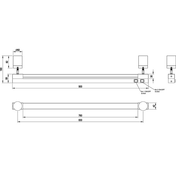 HLW LED Moderne LED Wandlamp Trion Rucola XL - 9W, Metalen Vloerlamp Stijl, GU10 Fitting & Aanpasbare Kleur HLW LED Moderne LED Wandlamp Trion Rucola XL - 9W, Metalen Vloerlamp Stijl, GU10 Fitting & Aanpasbare Kleur