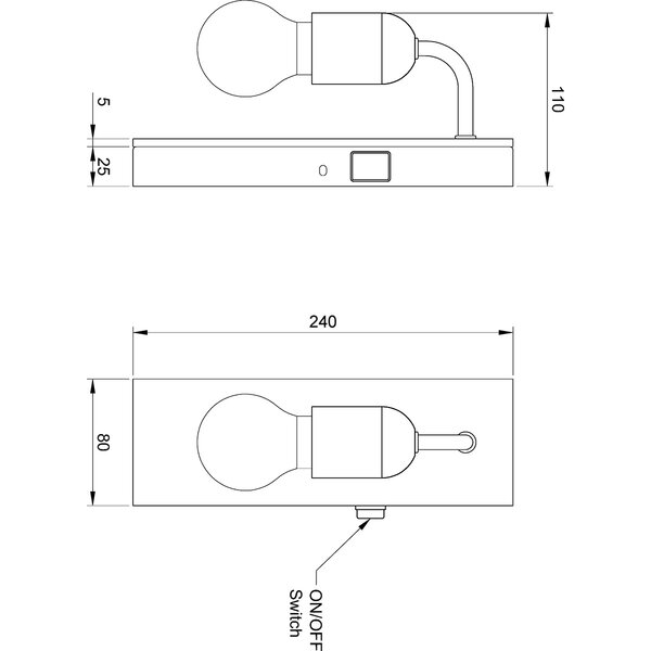 HLW LED LED Wandlamp Trion Turo van natuurhout - Stijlvolle LED Vloerlamp & Wandverlichting