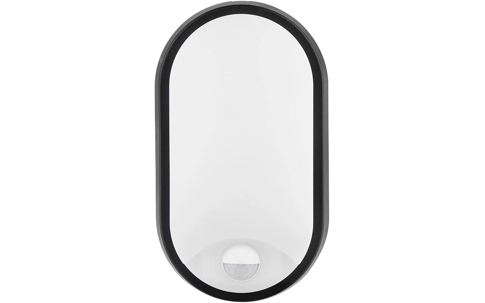 HLW LED LED Wandlamp met Sensor 15W - Natuurlijk Wit 4500K - Zwarte Vloerlamp & Witte Vloerlamp Opties