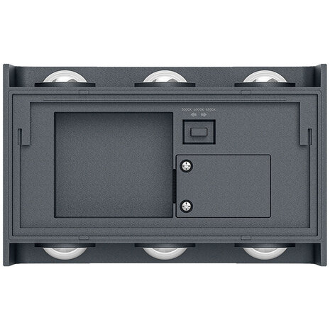 HLW LED LED Wandlamp Brinton Victo - 6W, Warm Wit 3000K, Waterdicht IP65, Verstelbare Beam Angle HLW LED LED Wandlamp Brinton Victo - 6W, Warm Wit 3000K, Waterdicht IP65, Verstelbare Beam Angle