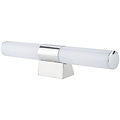 Elegante Witte LED Vloerlamp met Stoffen Kap en 12W LED Lamp