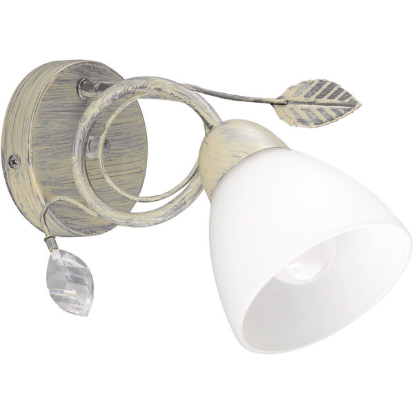 HLW LED LED Wandlamp Trion Trada - Antiek Grijs Aluminium met E14 fitting