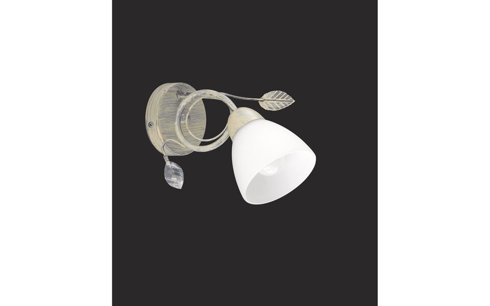 HLW LED LED Wandlamp Trion Trada - Antiek Grijs Aluminium met E14 fitting