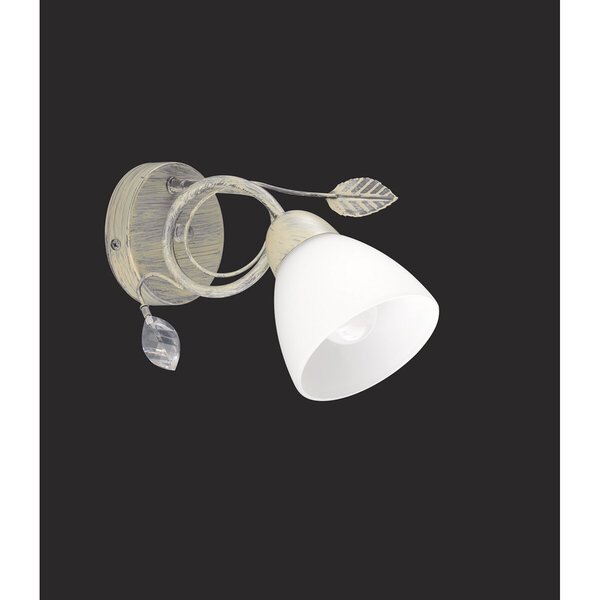 HLW LED LED Wandlamp Trion Trada - Antiek Grijs Aluminium met E14 fitting