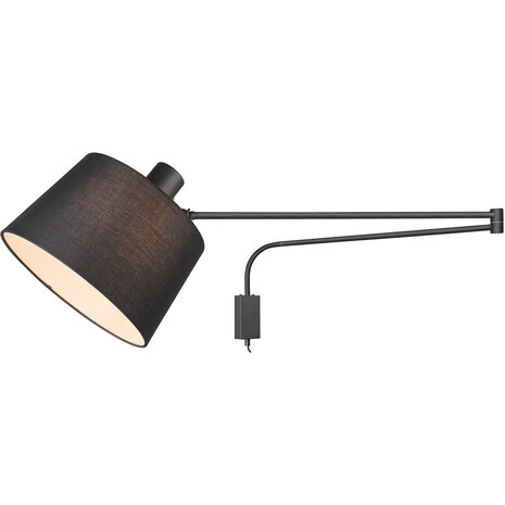 HLW LED LED Wandlamp Trion Badi - Mat Zwarte Aluminium Vloerlamp met E27 Fitting HLW LED LED Wandlamp Trion Badi - Mat Zwarte Aluminium Vloerlamp met E27 Fitting