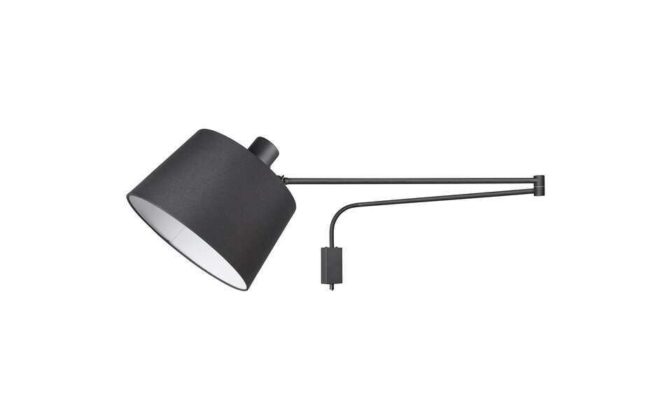 HLW LED LED Wandlamp Trion Badi - Mat Zwarte Aluminium Vloerlamp met E27 Fitting