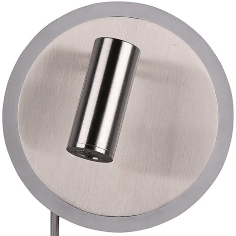 HLW LED LED Wandlamp Trion Jodan - 7W LED, Warm Wit 2700K–3000K, Mat Nikkel HLW LED LED Wandlamp Trion Jodan - 7W LED, Warm Wit 2700K–3000K, Mat Nikkel