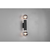 HLW LED LED Wandlamp & Vloerlamp Mat Zwart - Trion Vundon Up & Down, 2-lichts, E27 Fitting