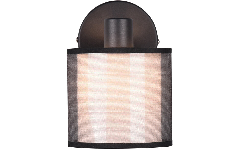 HLW LED LED Wandspot Mat Zwart - Aluminium LED Spot met Rookkleur Lichtvenster