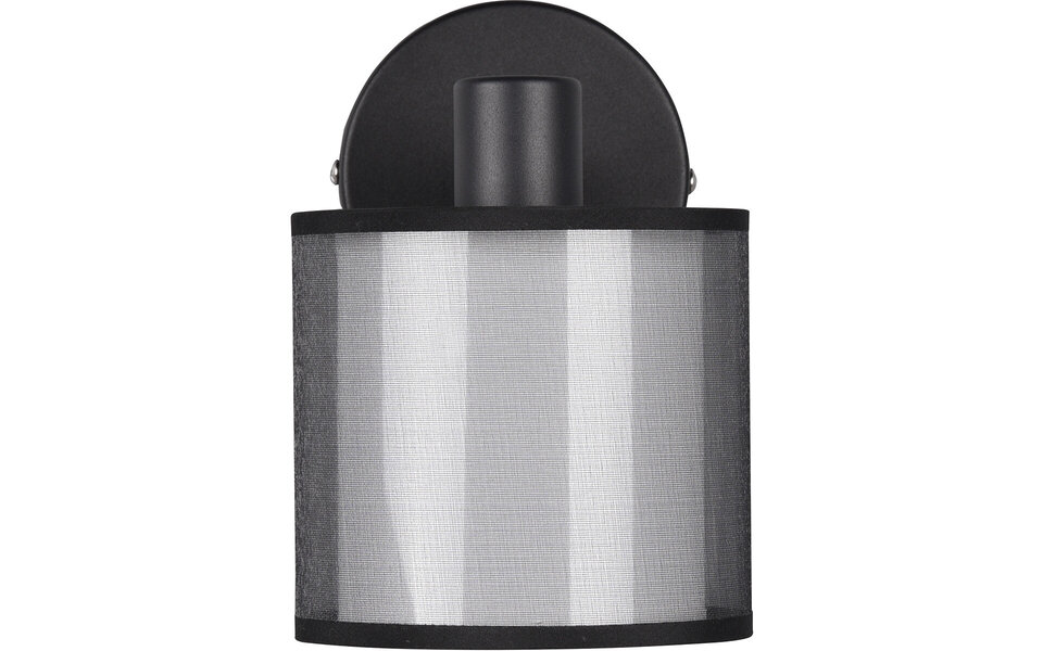 HLW LED LED Wandspot Mat Zwart - Aluminium LED Spot met Rookkleur Lichtvenster