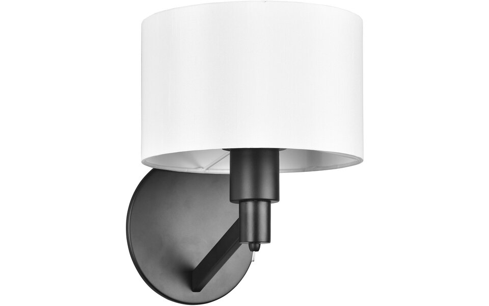 HLW LED Trion Cindy LED Wandlamp - Mat Zwarte Wandverlichting met E27 Fitting, Aluminium