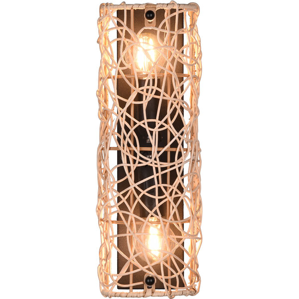 HLW LED LED Wandlamp Trion Lopar - Houten Vloerlamp met Beam Angle Verstelbaar