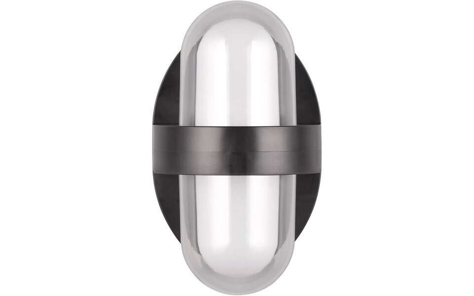 HLW LED LED Wandlamp Mat Zwart met Warm Wit 3000K, 3.5W LED & Dubbele Lichtpunten HLW LED LED Wandlamp Mat Zwart met Warm Wit 3000K, 3.5W LED & Dubbele Lichtpunten