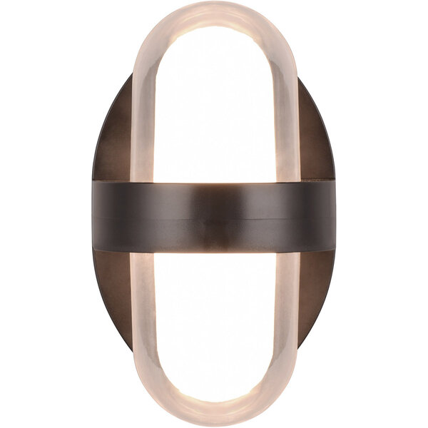 HLW LED LED Wandlamp Mat Zwart met Warm Wit 3000K, 3.5W LED & Dubbele Lichtpunten