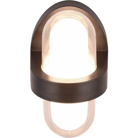 HLW LED LED Wandlamp Mat Zwart met Warm Wit 3000K, 3.5W LED & Dubbele Lichtpunten