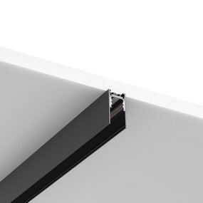 48V Magnetische Track Rail Zwart - 1 Meter - LED lamp & Vloerlamp 48V Magnetische Track Rail Zwart - 1 Meter - LED lamp & Vloerlamp