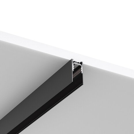 HLW LED 48V Magnetische Track Rail 1m Zwart - Perfect voor LED lamp en Opbouw LED Downlight HLW LED 48V Magnetische Track Rail 1m Zwart - Perfect voor LED lamp en Opbouw LED Downlight