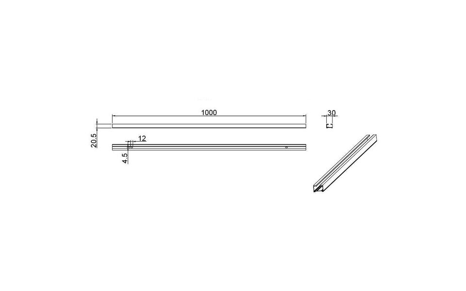 HLW LED Trion Dual Spanningsrail - 2 Fase Opbouw - Zwarte Aluminium Rail 1m HLW LED Trion Dual Spanningsrail - 2 Fase Opbouw - Zwarte Aluminium Rail 1m