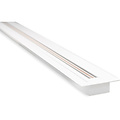 Spanningsrail Prixa 1 Fase 1m - Wit Aluminium voor LED lamp & Inbouw LED Downlight