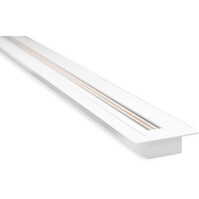Spanningsrail Prixa 1m - Aluminium Wit voor LED & Vloerlamp