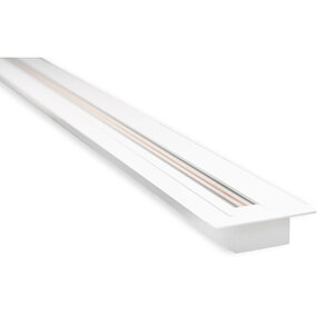 Spanningsrail Prixa 1m - Aluminium Wit voor LED & Vloerlamp Spanningsrail Prixa 1m - Aluminium Wit voor LED & Vloerlamp