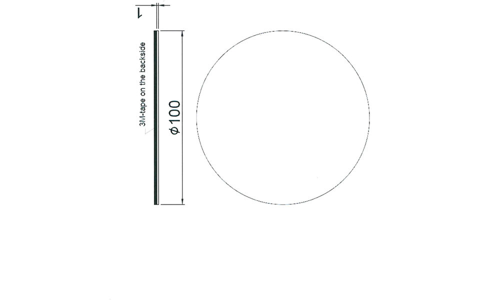 HLW LED LED Lamp Afdekking Trion Dual - Metalen Witte Vloerlamp Rond 10cm