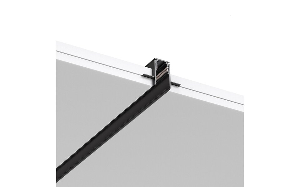 HLW LED 48V Magnetische Track Rail Zwart - Ideaal voor LED lamp, Zwarte Vloerlamp en Inbouw LED Downlight