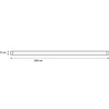 HLW LED Spanningsrail 1 Fase Opbouw 3 Meter Zwart Aluminium – Perfect voor LED lamp & Opbouw LED Downlight