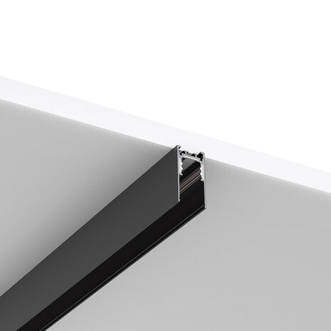 HLW LED 48V Magnetische Track Rail 2m - Opbouw LED Downlight & Zwarte Vloerlamp HLW LED 48V Magnetische Track Rail 2m - Opbouw LED Downlight & Zwarte Vloerlamp