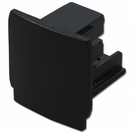 HLW LED 3 Fase Spanningsrail Prixa 2 Meter Zwart Aluminium voor LED lamp & Opbouw LED Downlight