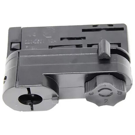 HLW LED Spanningsrail Connector Hanglamp - Zwarte Vloerlamp met LED lamp, 3 Fase