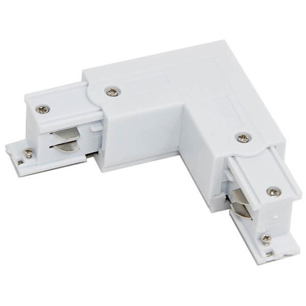 HLW LED LED lamp Witte Vloerlamp met verstelbare Beam Angle en Spanningsrail Hoek L Koppeling Rechts