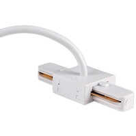 Witte Spanningsrail Voedingsconnector voor LED Lamp & Vloerlamp