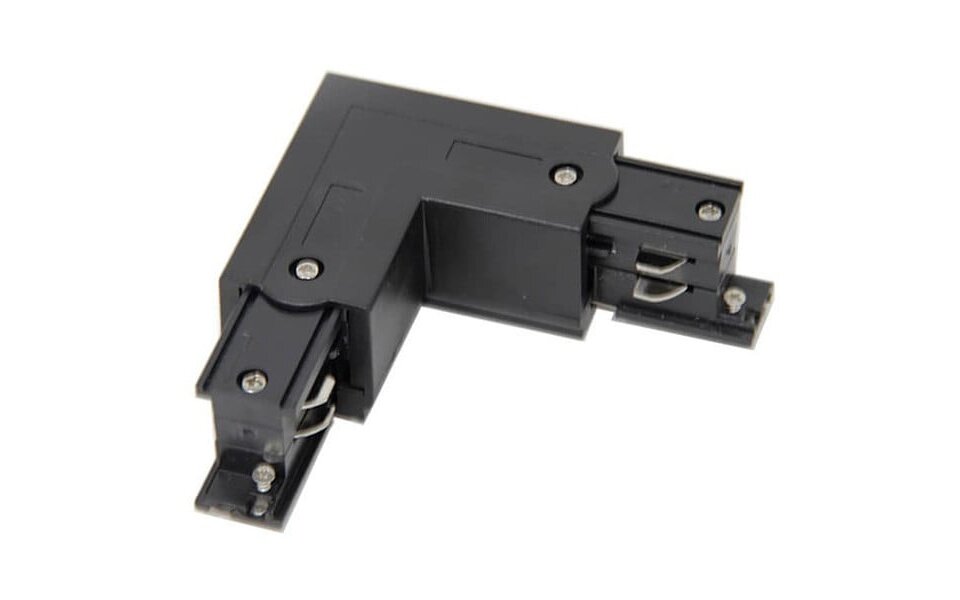 HLW LED Spanningsrail Doorverbinder Zwart - Links - 3 Fase - LED Lamp & Vloerlamp Beam Angle verstelbaar