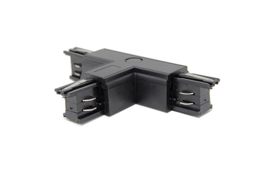 HLW LED Zwarte Vloerlamp LED lamp met 3-fase Spanningsrail Doorverbinder T Koppeling Links