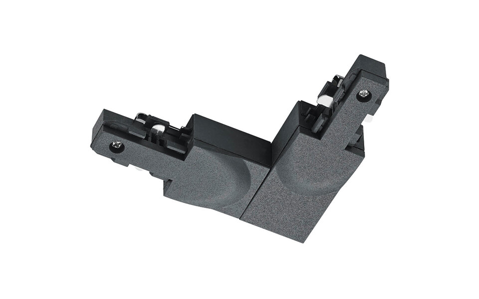 HLW LED Mat Zwarte Spanningsrail Doorverbinder - 2 Fase, Beam Angle Verstelbaar HLW LED Mat Zwarte Spanningsrail Doorverbinder - 2 Fase, Beam Angle Verstelbaar