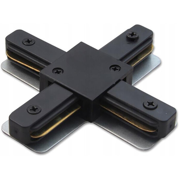 HLW LED Spanningsrail Doorverbinder Zwart - 1 Fase Koppeling voor LED lamp & Vloerlamp HLW LED Spanningsrail Doorverbinder Zwart - 1 Fase Koppeling voor LED lamp & Vloerlamp