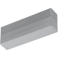 Spanningsrail Voedingsconnector Mat Titaan voor LED lamp