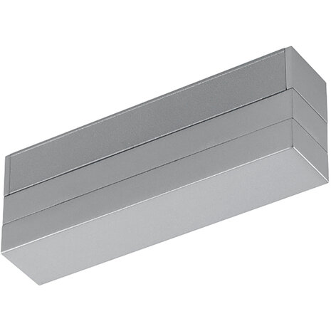 Trion Dual Spanningsrail Voedingsconnector 2 Fase Mat Titaan voor LED lamp